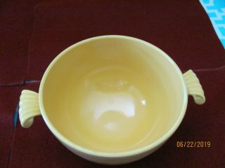 RARE VINTAGE FIESTA YELLOW COVERED ONION SOUP BOWL LID FIESTA WARE 5