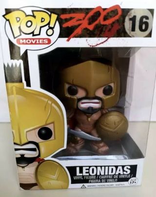 2013 Funko Pop Movies 16 300 Leonidas.  Movies Rare Vaulted