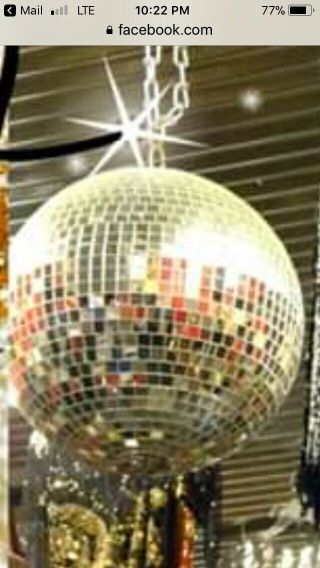 Vintage Mirrored Disco Ball Large 60s/70’s