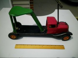 Hard To Find Vintage 1940s Wyandotte Pressed Steel Toy Sit N Ride On Truck