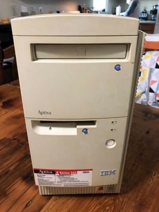 Ibm Aptiva E Series 545 12gb 96mb Ram Windows 98 Pentium Ii Vintage