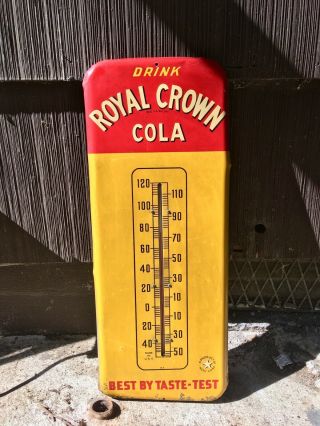 Vintage Rc Cola Thermometer Sign