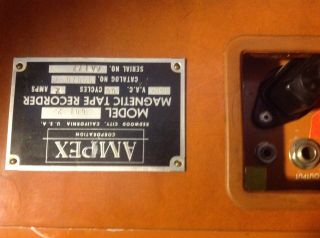 Vintage Ampex 601 Reel To Reel Tape Player 10