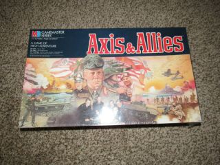 Vintage Axis & Allies Wwii Board Game 1987 Mb Gamemaster Series
