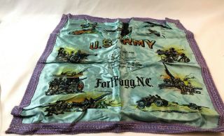 Wwii Ww2 Us U.  S.  Sweetheart Pillow Case,  Fort Bragg Nc,  Home Front,  Army
