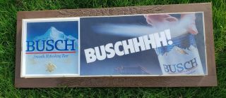 Vintage Busch Beer Light/sign
