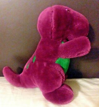 10” Barney The Dinosaur,  Lyons Group,  Vintage,  90s,  Dakin,  Rare,  Dark Purple