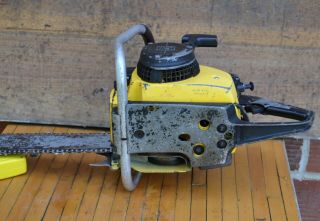 VINTAGE MCCULLOCH PRO 81 CHAINSAW WITH 28 