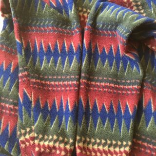 Vintage Patagonia Synchilla Fleece Jacket Pattern Tribal Aztec Made In Usa Large 7