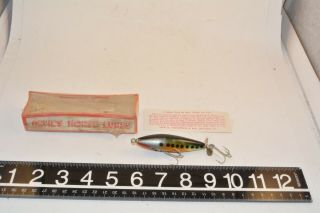 Old Wooden Jack K Smithwick And Son Lure Minnow Bait In The Box Louisana Made 2