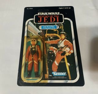 Star Wars Luke Skywalker X - Wing Pilot Rotj Vintage 1983 Figure Unpunched