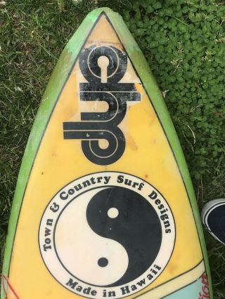 Town And Country Vintage Surfboard CHP T&C 5