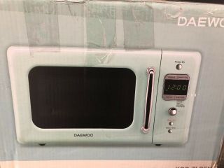 Microwave Oven Retro Vintage Kitchen Cooking 0.  7 Cu 700W Daewoo Green 2