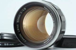 Rare [ Optical ]canon 50mm F1.  2 Lens For Leica L Screw Mount L39 Ltm Japan