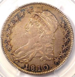1810 Capped Bust Half Dollar 50c - Pcgs Xf45 (ef45) - Rare Date Certified Coin