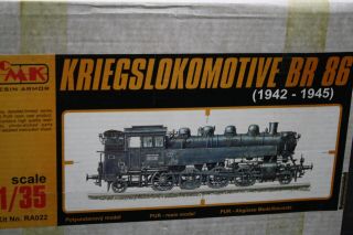 1/35 Cmk Kriegslokomotive Br 86 German Wwii Train Resin Model Vintage Rare