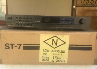 Nakamichi St - 7 Audiophile Stereo Tuner Vintage Hifi