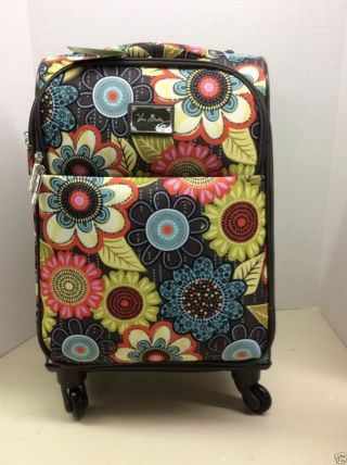 Nwt Vera Bradley Flower Shower 22 " Spinner Suitcase Luggage Travel Carryon Rare