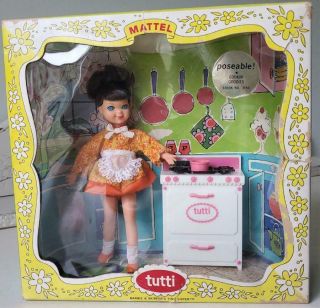 Vintage Barbie Tutti Doll Cookin Goodies Set 3559 1965 Mattel