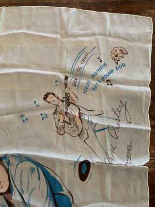 Elvis Presley Enterprises 1956 Vintage Handkerchief/Scarf 4