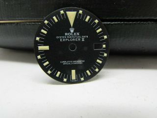 Vintage Rolex 1655 Explorer Ii Matte Black Refinished Dial
