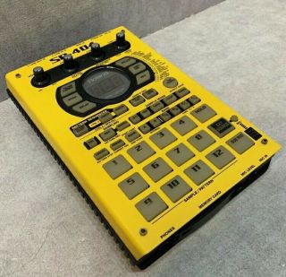 Roland Sp - 404 Sampler Yellow Limited Rare W/ Ac Cable