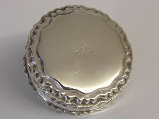AN EXQUISITE VINTAGE DUTCH SOLID SILVER HINGED TOP SNUFF TOBACCO BOX 4