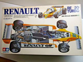 Tamiya 1:12 Vintage Big Scale Renault Re20 Turbo F1 - - Arnoux / Jabouille