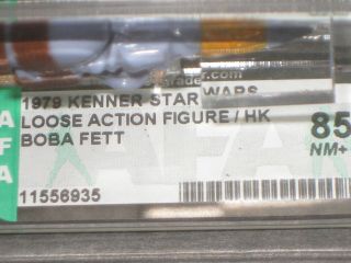AFA 85 NM,  1979 Kenner Star Wars BOBA FETT Action Figure Toy VINTAGE TOYS 7