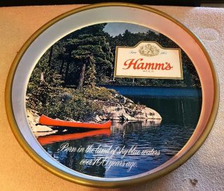 Hamm’s Beer Two Vintage Trays 6