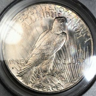 1935 - S Peace Dollar PCGS MS63 Coin Rare Date 2
