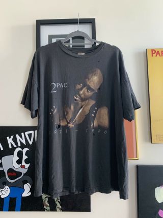 2pac Tupac Rare Vintage 90s Cronies Memorial Rap Hip Hop T Shirt Xl