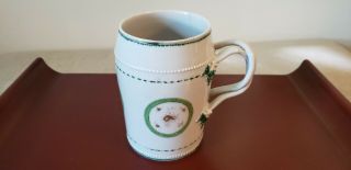 Rare 18th Century Antique Chinese Export Mug Or Cann
