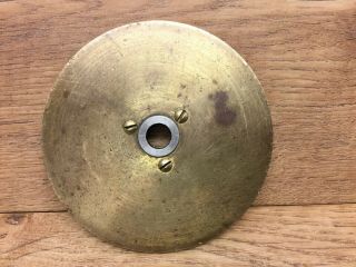VINTAGE WATCHMAKERS LATHE BRASS DIVISION PLATE 50 TO 90 MAYBE LEINEN 3