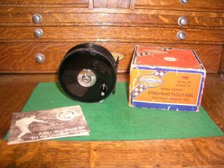 Shakespeare Steelhead Trout No.  1900 Fly Reel Hardy Perfect Clone Ex