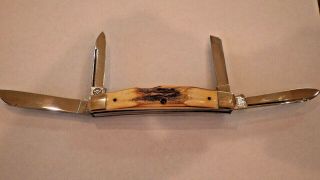 Vintage Case Xx U.  S.  A.  Stag 5488 Big Congress Pocket Knife
