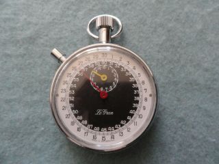 Swiss Made Le Gran Vintage Mechanical Wind Up Stop Watch 4