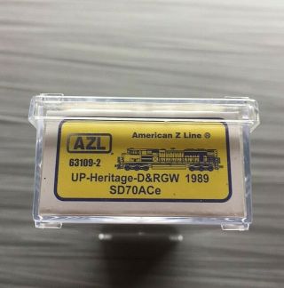 RARE AZL SD70ACE UP Heritage • D&RG RD 1996 ZL - 63109 - 2 z scale 1:220 5