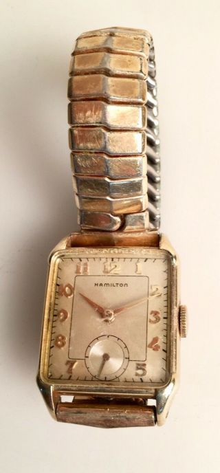 Vintage 1940’s era Hamilton 980 10k Gold Filled Mens WristWatch Watch 17 Jewel 2