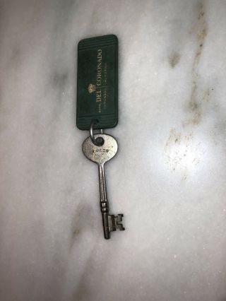 Hotel Del Corando Vintage Room Key 1965 Skeleton Key