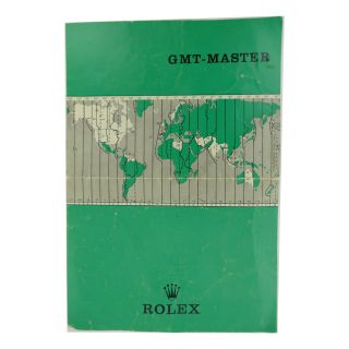 Rare Vintage Gmt - Master English Booklet From 1970