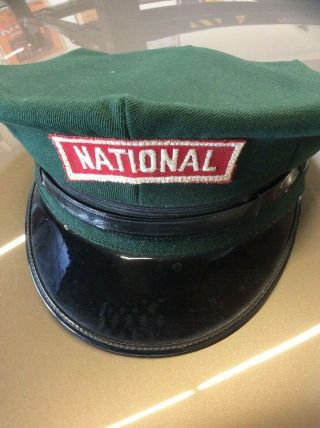 Vintage National Service Fill Station Cap Hat