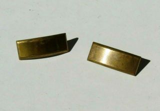 Ww2 Wwii Us Army Military 2nd Lt.  Lieutenant Bars Pair Meyer Shoulder F