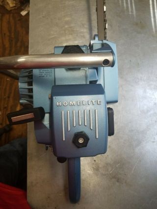 Vintage homelite xl12 chainsaw 6
