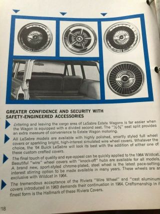 1964 Buick Wildcat Wheel Center Caps - Rare - Matching Set of 4 10