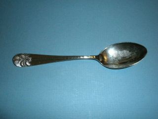 Philippine Sterling Silver Spoon Made By Wallace,  " Moro Warrior - Mindanao P I "