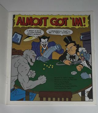 Rare 1993 Almost Got ' im Batman Animated Series VTG Harley Quinn 1st Appr Joker 2