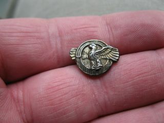 Vintage Wwii U.  S.  Army Ruptured Duck Honorable Discharge Sterling Silver Pin