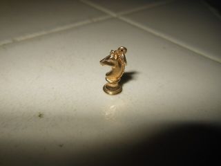 14k Yellow Gold Horse Bust Charm