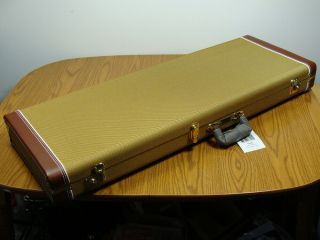Vintage Ri Fender Strat Tele Tweed Hardshell Case Stratocaster Telecaster